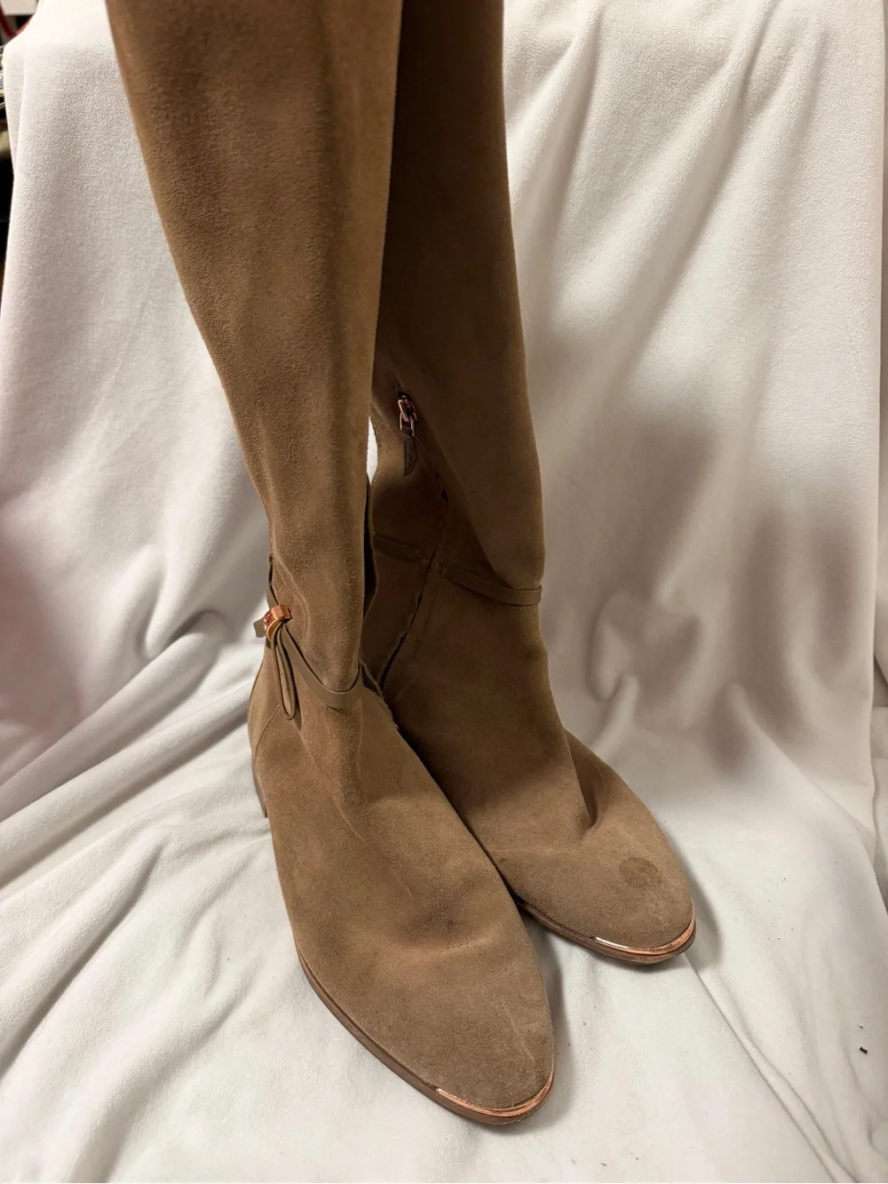 Ted Baker Lykla knee high boots Tan size 38
